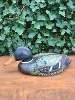 Originele handgemaakte houten lokeend., Antiek en Kunst, Ophalen of Verzenden