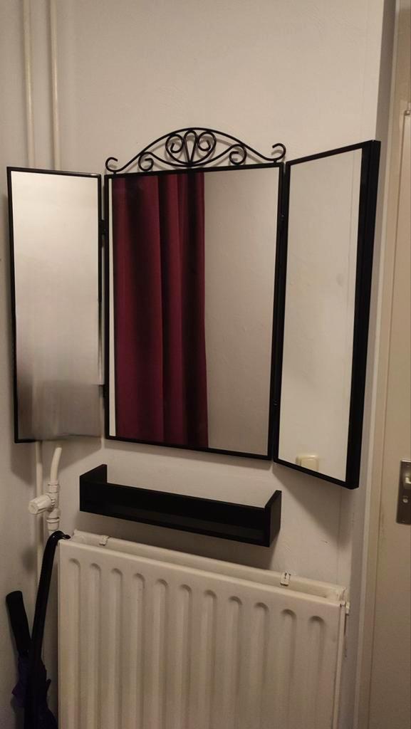 Ikea Karmsund kaptafel spiegel, Huis en Inrichting, Woonaccessoires | Spiegels, Zo goed als nieuw, 100 tot 125 cm, 100 tot 150 cm