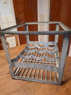 Brocante flessenkrat /melkflessen rek, Antiek en Kunst, Ophalen of Verzenden