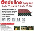 12 Onduline golfplaat 100x87 cm Nok,schroeven Compl. dakkit, Ophalen, Nieuw, Overige materialen, Minder dan 20 mm