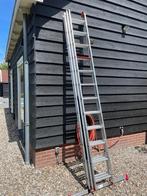 Ladder, 3 delig, max werkhoogte 8,50 mtr., Doe-het-zelf en Verbouw, Steigers, Ophalen of Verzenden, Gebruikt, Gevelsteiger, 5 meter of hoger