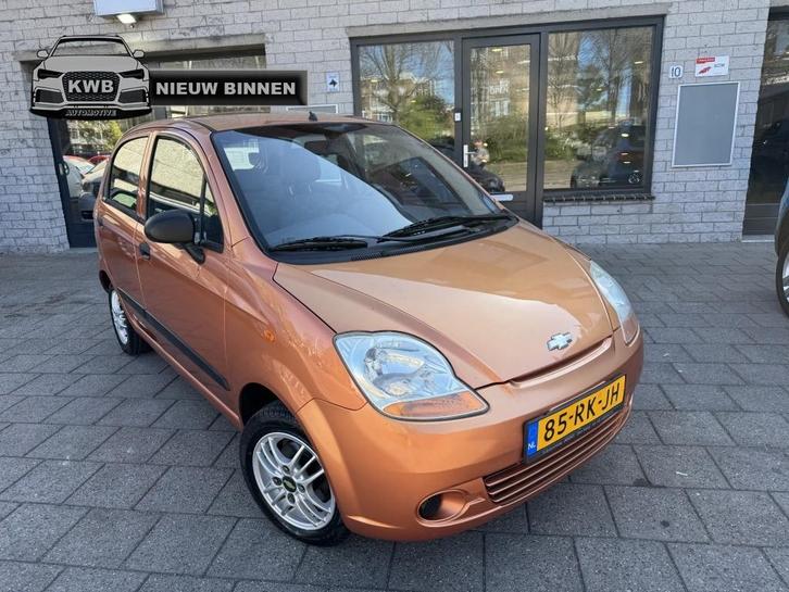 Chevrolet Matiz 0.8 Spirit 4 nieuwe banden apk weinig KM, Auto's, Chevrolet, Bedrijf, Matiz, ABS, Airbags, Centrale vergrendeling