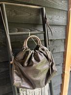 Brons zilver metalic tas buidel., Sieraden, Tassen en Uiterlijk, Tassen | Damestassen, Ophalen, Nieuw, Overige kleuren, Schoudertasje