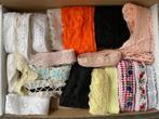 Doos 6)  Opruiming van mooi kant/ sierband nu 40 m € 7,00, Verzenden, Nieuw, Kant