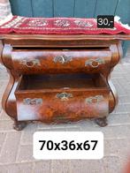 Vintage Houten Kastje met Lades, Gebruikt, Vintage, Met lade(s), 25 tot 50 cm