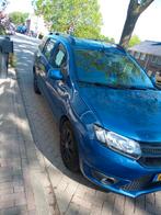 !EXTRA'S Dacia Logan MCV nieuwe APK! 0.9 66KW TCE 2014 Blauw, Auto's, Voorwielaandrijving, Zwart, Blauw, Alcantara