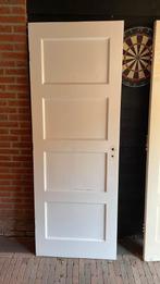 Paneeldeur 4 vlaks, Ophalen, Minder dan 80 cm, Binnendeur, Zo goed als nieuw
