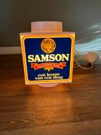 2 x Lichtreclame reclamelamp Samson shag reclamebord, Ophalen, Gebruikt, Lichtbak of (neon) lamp
