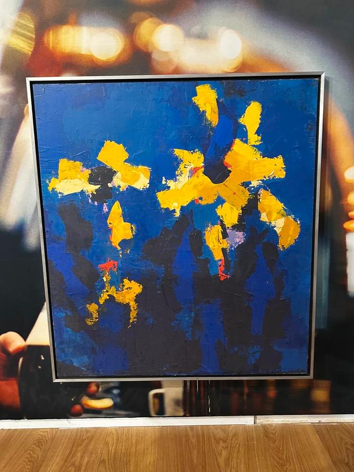 Kees van der Vossen ‘Late Bloei’, Antiek en Kunst, Kunst | Schilderijen | Modern, Ophalen of Verzenden