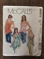 Vintage kledingpatroon, McCall’s M4873, tops, Hobby en Vrije tijd, Kledingpatronen, Ophalen of Verzenden, Zo goed als nieuw