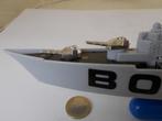 Jaren 70 Lucky BATTLE SHIP (Plastic)  Made in HONG-KONG., Overige typen, Oorlogsschip Battleship, Gebruikt, Ophalen of Verzenden