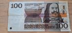 100 gulden briefje, Postzegels en Munten, Bankbiljetten | Nederland, Ophalen, 100 gulden