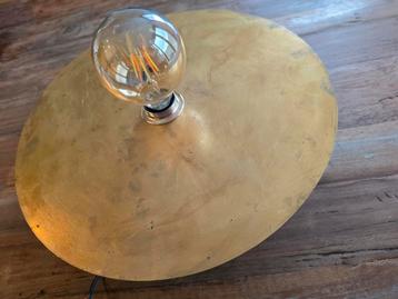 Gouden hang Lamp - Uniek en Sfeervol beschikbaar voor biedingen