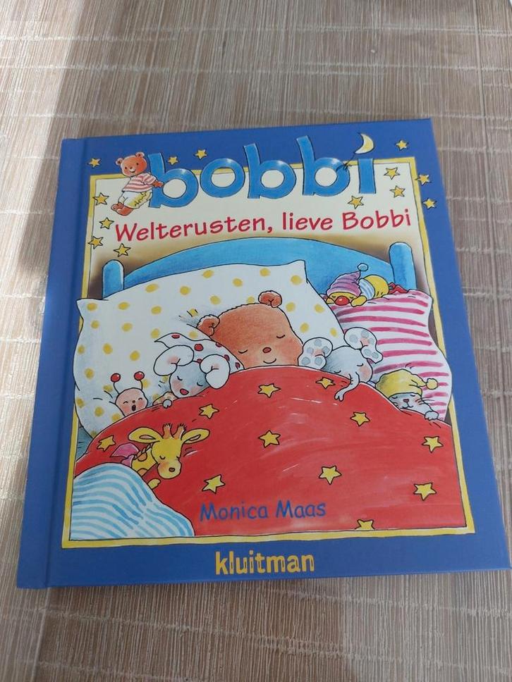 Monica Maas - Welterusten, lieve Bobbi, Boeken, Kinderboeken | Baby's en Peuters, Zo goed als nieuw, Ophalen of Verzenden