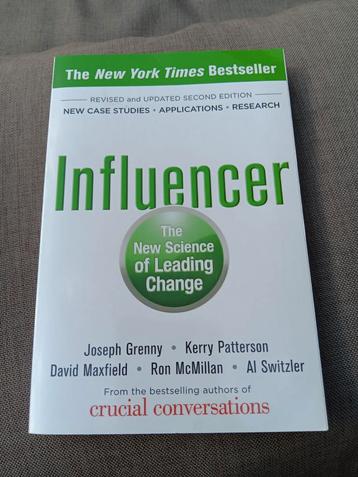 Influencer: The New Science of Leading Change beschikbaar voor biedingen