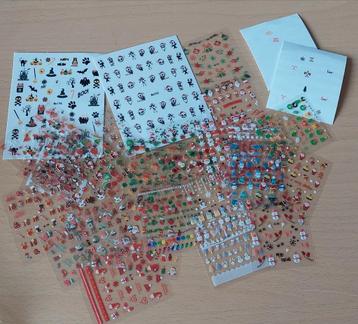 Nagelstickers halloween en kerst beschikbaar voor biedingen