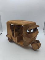 Houten Tuktuk Miniatuur, Ophalen of Verzenden