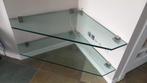 2x glazen hoekwandplank, 50 tot 100 cm, Glas, Minder dan 100 cm, 25 tot 50 cm