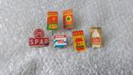 6 verschillende speldjes spar supermarkten, Verzamelen, Speldjes, Pins en Buttons, Ophalen of Verzenden, Zo goed als nieuw, Overige onderwerpen