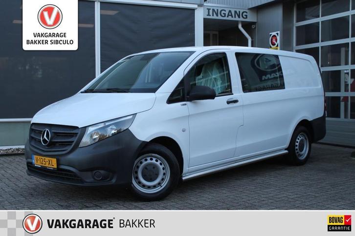 Mercedes-benz VITO 114 CDI LANG DUBBEL CABINE 5 ZITS AIRCO N, Auto's, Bestelauto's, Bedrijf, ABS, Airbags, Airconditioning, Centrale vergrendeling