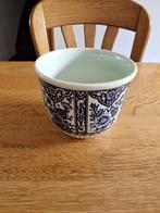 Vintage BOCH Petit keramieken kom – blauw floraal – gemerkt, Ophalen of Verzenden