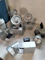 Set van Spots - Professionele Verlichting, Halogeen, Gebruikt, Metaal of Aluminium, Ophalen of Verzenden