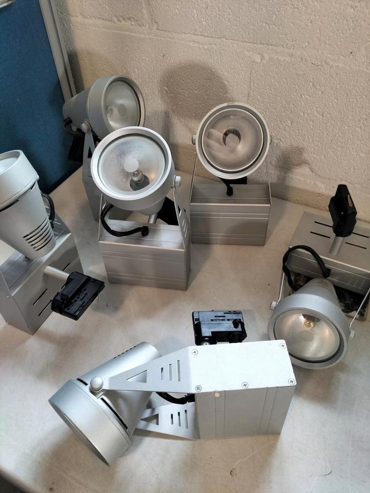 Set van Spots - Professionele Verlichting, Huis en Inrichting, Lampen | Spots, Gebruikt, Plafondspot of Wandspot, Metaal of Aluminium