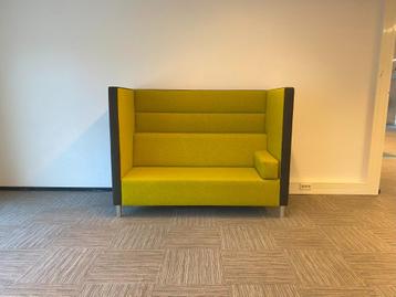 2x Akoestische treinbank Ahrend Loungescape - geel/antraciet - afbeelding 4