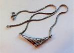 Hanger met zirkonia aan ketting, Teka, Theodor Klotz (6784-1, Ophalen, Zo goed als nieuw, Zilver, Zilver