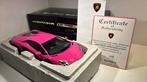 Lamborghini aventador LP700-4 pink autoart 1.18, Hobby en Vrije tijd, Modelauto's | 1:18, Ophalen of Verzenden, Autoart, A, A