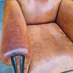 Schapenleren Fauteuil Lounge Atelier + GRATIS BEZORGING, Gebruikt, Art deco, ., Ophalen of Verzenden