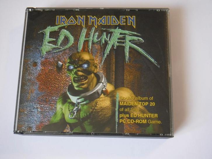 Iron Maiden – Ed Hunter 2 CD + CD Rom Game set, Cd's en Dvd's, Cd's | Hardrock en Metal, Zo goed als nieuw, Ophalen of Verzenden