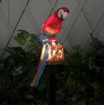Lichtgevende Kunst Papegaai Tuin Decoratie Solar Lamp Vogel, Tuin en Terras, Verzenden, Nieuw, Kunststof, Dierenbeeld