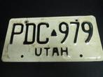 Kentekenplaat licenseplate Utah USA, Verzamelen, Gebruikt, Verzenden