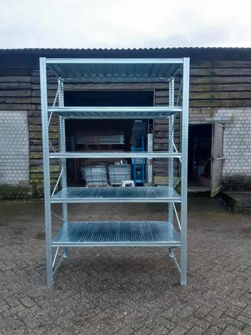 Metalsistem stelling 80cm diep/Legbord stelling/magazijn  beschikbaar voor biedingen