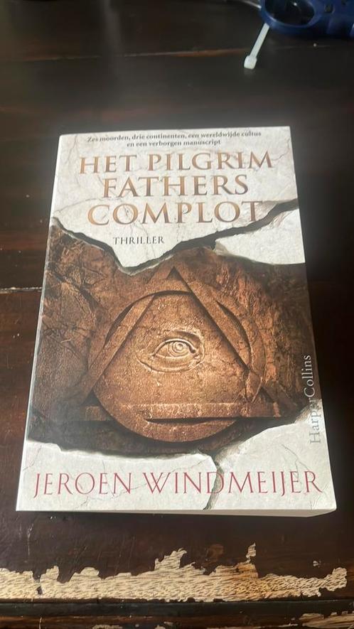 Jeroen Windmeijer - Het Pilgrim Fathers complot, Boeken, Thrillers, Gelezen, Amerika, Ophalen of Verzenden