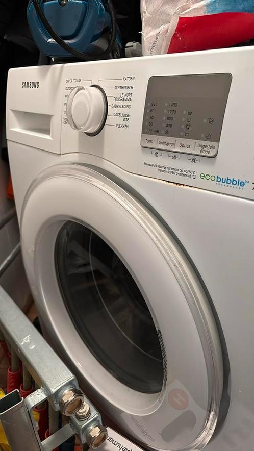 Samsung eco bubble, Witgoed en Apparatuur, Wasmachines, Gebruikt, 6 tot 8 kg, 85 tot 90 cm, Ophalen