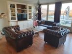 Luxe Chesterfield Bankstel 3-en 2-zits, eventueel fauteuil, Ophalen, Gebruikt, 150 tot 200 cm, Chesterfield
