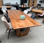 Magazijn leegverkoop eettafel massief mangohout actie, Nieuw, Ophalen of Verzenden, Info@wkhome.nl, Argonweg 20 Amersfoort