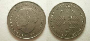PD31254 Duitsland Karlsruhe 2 Mark 1971 beschikbaar voor biedingen