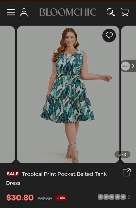 Nieuwe jurk Bloomchic zomerse print, gevoerd mt 40(NL mt 42), Kleding | Dames, Jurken, Nieuw, Maat 42/44 (L), Wit, Knielengte