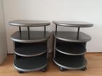 twee vintage nachtkastjes, jaren 90, Ophalen, Overige materialen, Gebruikt, 45 tot 65 cm