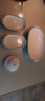 Société Ceramique Maestricht Schalenset & Botervloot, Antiek en Kunst, Antiek | Servies los, Ophalen of Verzenden