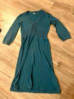 Noa Noa blauw gave boho vintage gebreide jurk gehaakt 36 XS, Blauw, Ophalen of Verzenden, Zo goed als nieuw, Maat 34 (XS) of kleiner