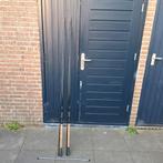 2 X Korum feeder hengels 12 ft 1 extra top zie foto's, Ophalen, Zo goed als nieuw, Werphengel
