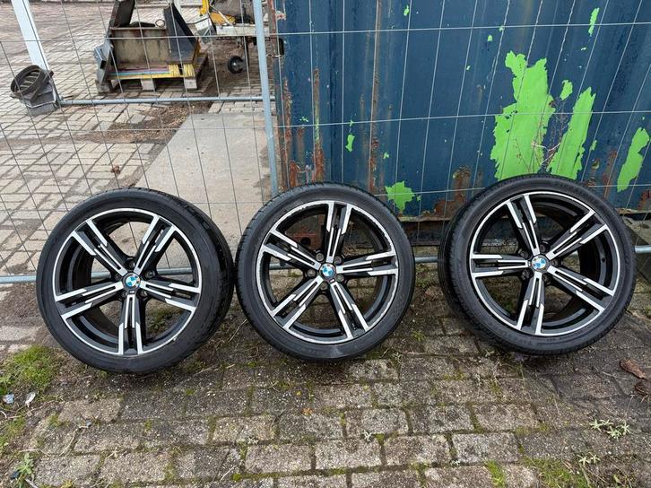 18” BMW 848 styling OEM M ORIGINEEL velgen+banden PILOTSPORT, Auto-onderdelen, Banden en Velgen, Banden en Velgen, Zomerbanden