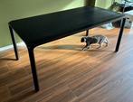 Eettafel Zuiver Storm eettafel 160x90 cm Black gebruikt, Huis en Inrichting, Tafels | Eettafels, Ophalen, Overige materialen, Gebruikt