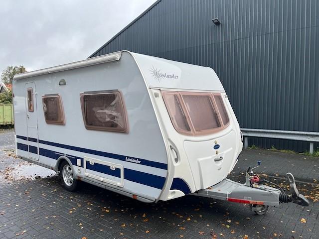 Dethleffs Lowlander 410 EB incl. Mover (bj 2005), Caravans en Kamperen, Caravans, Bedrijf, 1000 - 1250 kg, Dethleffs, Douche, Koelkast