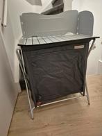 Eurotrail Kookeiland Chur Vouwbaar + Windscherm Grijs-Zwart, Ophalen, Campingkast