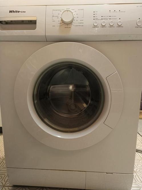 White-Line Wasmachine, Witgoed en Apparatuur, Wasmachines, Gebruikt, Voorlader, 4 tot 6 kg, 85 tot 90 cm, Minder dan 1200 toeren